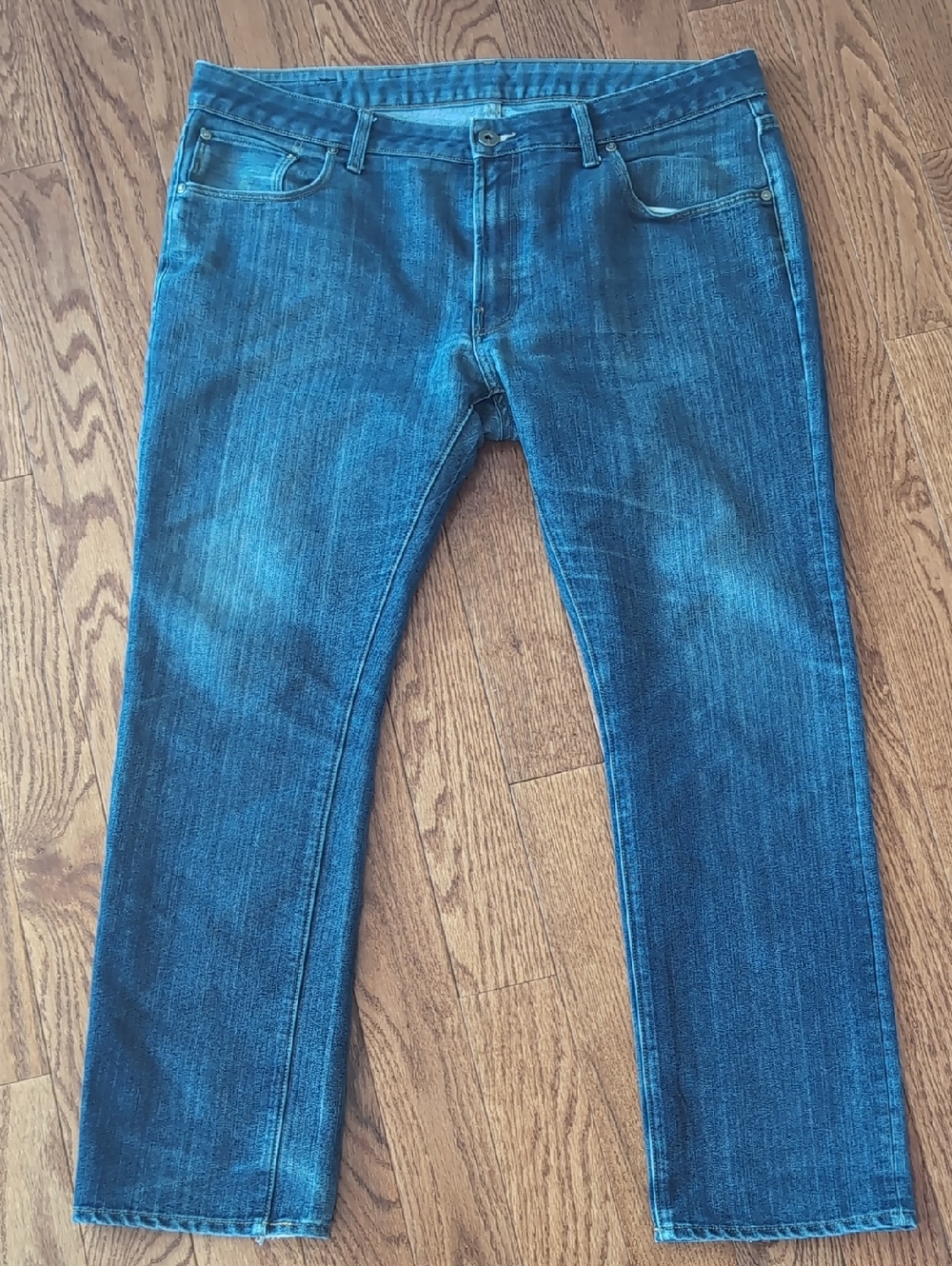 G-Star Straight Leg Medium Blue Denim Jeans